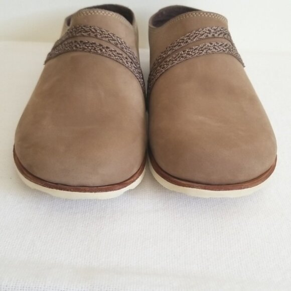 Chaco Caribou Clogs Mules Brown Leather Size 11 - Picture 2 of 8